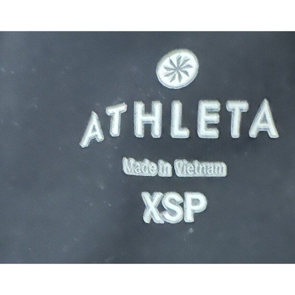 Athleta Leggings Womens Petite XSP Black Athletic Pants High Waisted Capri 22X25 - Picture 5 of 7